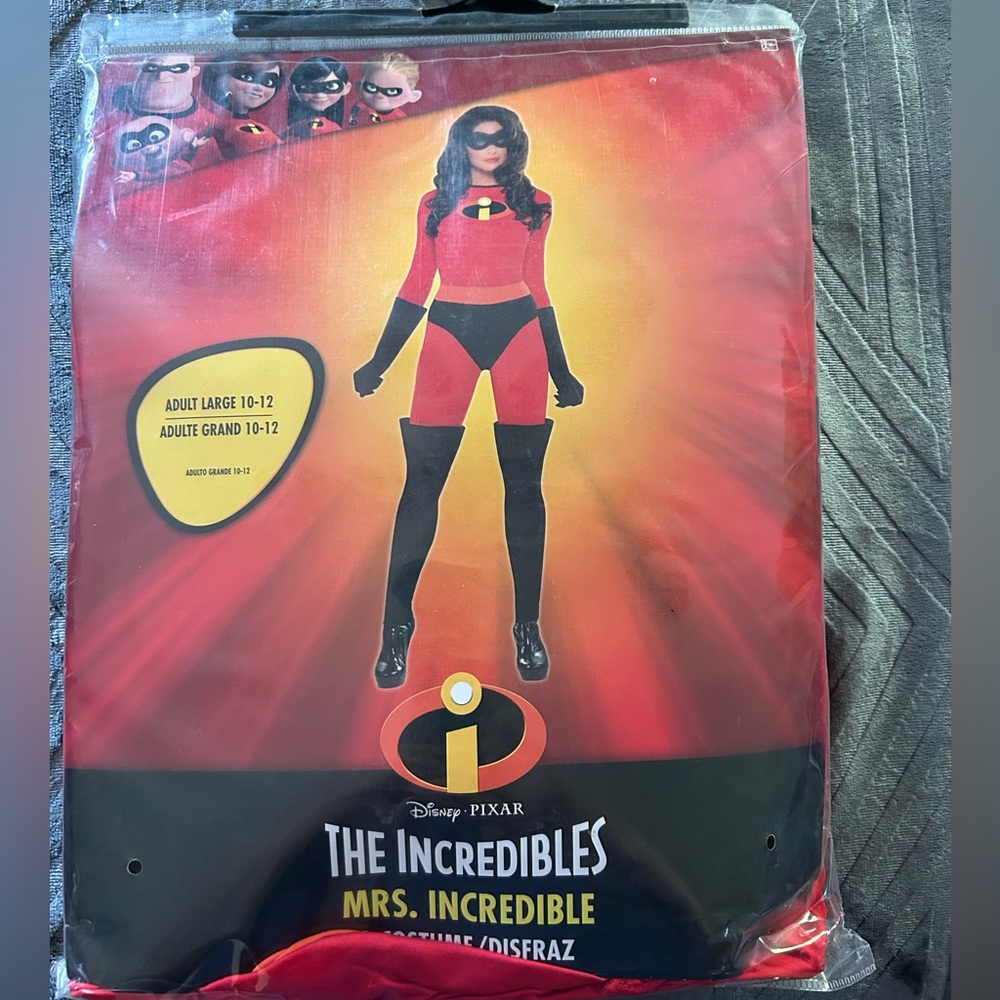 Incredibles Mrs incredible costume size large 10-12 NWT
